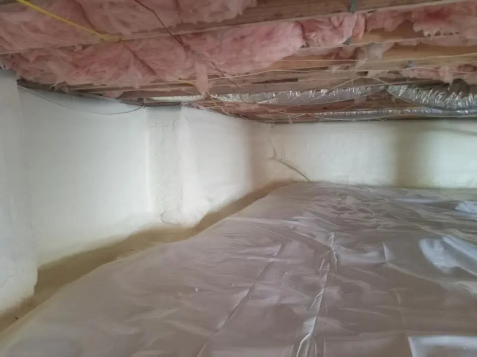 Crawl space encapsulation with closed-cell spray foam for Roof Maintenance in Kayenta